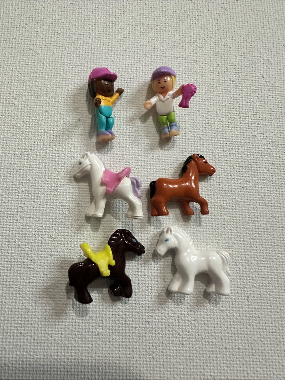 1995 Vintage Polly Pocket Pony Jumpin' Fun Bluebird Toys Dolls & Horses w/ Bonus